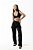 Calça Cargo Praiana Crepe Textura Preto - Imagem 2