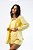 Camisa Praiana Crepe Textura Amarelo - Imagem 1