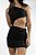 Vestido Solaria Crepe Textura Preto - Imagem 2