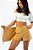 Short Saia Envelope Texturizado Bege - Imagem 3