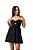 Vestido Letícia Textura Preto - Imagem 5