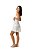 Vestido Celeste Estampado Off White - Imagem 2