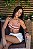 Top Barbara Nó Listrado Telha - Imagem 1