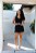 Short Saia Envelope Dover Preto - Imagem 1