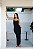 Vestido Sereia Canelado Preto - Imagem 1
