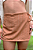 Short Saia Envelope Risca Marrom - Imagem 4