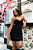 Vestido Curto Amarração Preto - Imagem 8