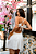 Vestido Curto Amarração Off White - Imagem 5