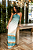 Vestido Nete Longo Degradê Azul - Imagem 4