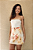 Mini Saia Envelope Floral Coral - Imagem 6