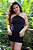 Vestido Nete 2 Lurex Preto - Imagem 1