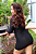 Vestido Cereja Manga Longa Lurex Preto - Imagem 2