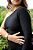 Vestido Cereja Manga Longa Lurex Preto - Imagem 4