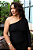 Vestido Cereja Manga Longa Lurex Preto - Imagem 5
