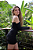 Vestido Sem Alça Lurex Preto - Imagem 4