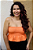 Top Lastex Babado Laranja - Imagem 3