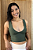 Blusa Decote Alça Larga Militar - Imagem 5
