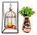 Gaiola De Passarinho Porta Vela Enfeite Decorativo Luminária - Imagem 3