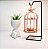 Gaiola De Passarinho Porta Vela Enfeite Decorativo Luminária - Imagem 2