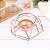 Castiçal Porta Vela Aramado Rose Gold Geométrico Decoração - Imagem 1