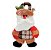 Kit 6 Boneco Papai Noel Pendente Tecido Guizo Enfeite Natalino - Master Christmas - Imagem 4