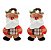 Kit 6 Boneco Papai Noel Pendente Tecido Guizo Enfeite Natalino - Master Christmas - Imagem 3
