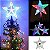 Estrela Ponteira Com Led 14,5 cm Enfeite Árvore De Natal Bivolt Colorida - Imagem 3