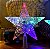 Estrela Ponteira Com Led 14,5 cm Enfeite Árvore De Natal Bivolt Colorida - Imagem 2