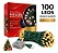 Pisca Pisca Warm Amarelo Cordão 100 Lâmpadas 127v Led 8 Funções 10m - Imagem 1
