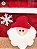 Bota Papai Noel Tecido Pendente Para Porta Decoração Natal - Imagem 4