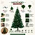 Árvore De Natal Pinheiro Tradicional Verde Imperial 508 Galhos 2,10m A0015 - Imagem 4