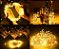 Kit 2 Fios De Arame 20 Led Enfeite Natal 2 M Pilha Decoração - Imagem 6