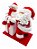 Papai Noel Boneco De Neve Enfeite Natalino Pano E Madeira - Imagem 3