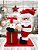 Papai Noel Boneco De Neve Enfeite Natalino Pano E Madeira - Imagem 4