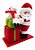 Papai Noel Boneco De Neve Enfeite Natalino Pano E Madeira - Imagem 2