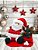 Boneco Papai Noel De Pano Sentado Enfeite De Natal Madeira - Imagem 6