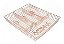 Porta Talher Organizador De Gaveta Aramado Metal Cor Rose Gold FWB - Imagem 2