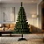 Árvore De Natal Pinheiro De Mesa Luxo 90 Cm Verde 73 Galhos A0209E - Imagem 2