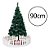 Árvore De Natal Pinheiro De Mesa Luxo 90 Cm Verde 73 Galhos  A0209E - Imagem 1