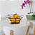 Fruteira De Mesa Cesta Aramada Metal Redonda Preta Black 31 Cm Arthi - Imagem 2