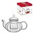 Chaleira Bule Com Tampa Infusor Vidro Bororsilicato Hauskraft 600 Ml Pode Ir Ao Fogo - Imagem 1