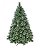 Árvore Pinheiro De Natal 1,20m Com Floco De Neve Luxo 170 Galhos A0612M - Imagem 1