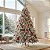 Árvore De Natal Luxo Pinheiro Com Neve Nevada 1.50m 412 Galhos - Imagem 2