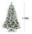 Árvore De Natal Luxo Pinheiro Com Neve Nevada 1.50m 412 Galhos - Imagem 1
