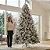 Árvore De Natal Luxo Pinheiro Com Neve Pinha 1.80m 694 Galhos - Imagem 8