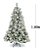 Árvore De Natal Luxo Pinheiro Com Neve Pinha 1.80m 694 Galhos - Imagem 1