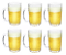 Kit 6 Caneca De Chopp Cerveja De Vidro Grosso 330ml - Imagem 2