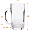 Kit 6 Caneca De Chopp Cerveja De Vidro Grosso 330ml - Imagem 3