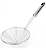 Escumadeira Fritura Aço Inox Batata Pastel 17cm Diâmetro - Imagem 1