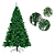 Árvore Natal Pinheiro Verde 1,80m 800 Galhos Luxo Norueguês - Imagem 1